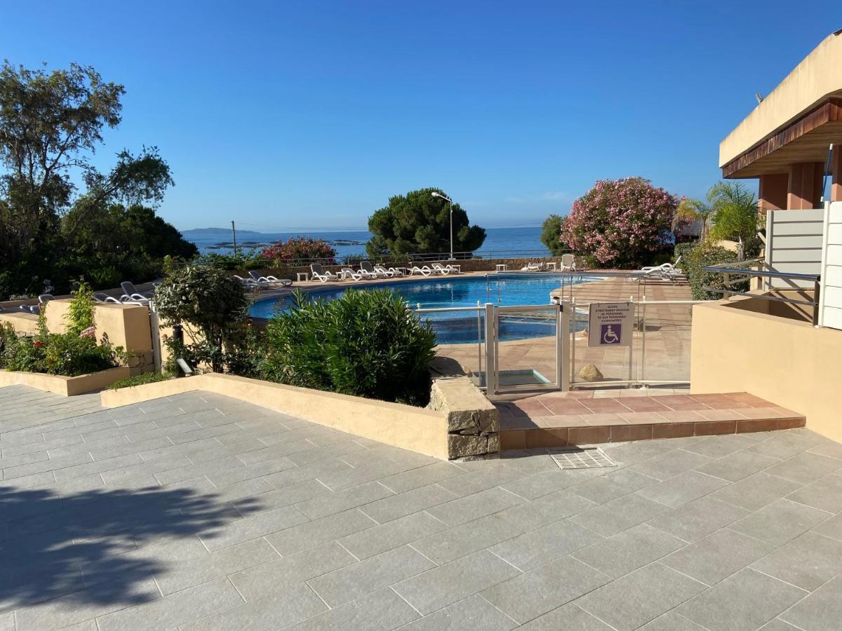 F2 Vue Mer Dans Residence Avec Piscine 阿雅克肖 外观 照片
