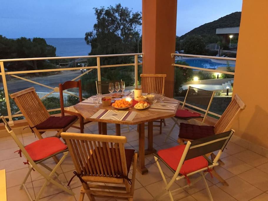 F2 Vue Mer Dans Residence Avec Piscine 阿雅克肖 外观 照片